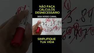 SIMPLIFICAÇÃO EM MASSA  Não sofra com multiplicações grandiosas math enem matematica macete [upl. by Narad]