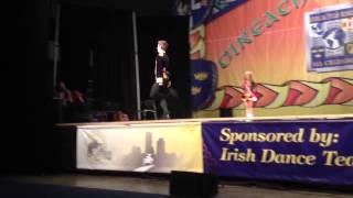 Irish Dancing Senior World Champions 2013  Claire Greaney and Tyler Schwartz [upl. by Dera13]