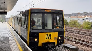 Tyne and Wear Metro Trains Terminating at Pelaw [upl. by Eiveneg]