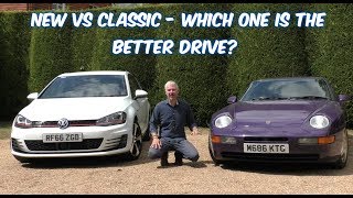 Modern Hot Hatch or Classic Sports Car VW Golf GTI Vs Porsche 968 Sport [upl. by Abebi]