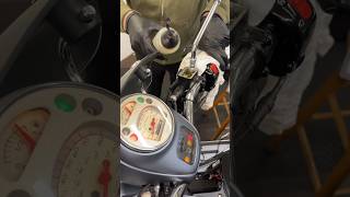 Vespa Scooter Brake Bleed Maintenance [upl. by Vachill895]