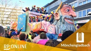 Karneval 2018 So schön war der Veilchendienstagszug in Mönchengladbach [upl. by Darnok]