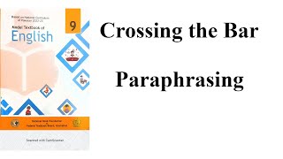 class 9 english book  paraphrasing english to urdu  nbf [upl. by Collette]