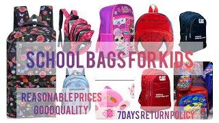 school bags for kidschildren school bagsunisex school bagback to schooltrendyfashion427 [upl. by Damour560]