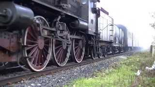 Treno a vapore HD ferrovia AvezzanoRoccasecca steam train [upl. by Ehcadroj343]