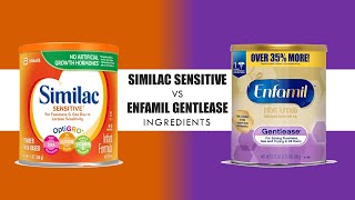 SIMILAC SENSITIVE VS ENFAMIL GENTLEASE INGREDIENTS [upl. by Hummel]