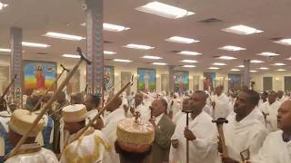 ብፁዕ አቡነ ዘካርያስ ሲወርቡ  Wereb with His Holiness Abune Zakarias  Ethiopian Orthodox Tewahedo Church [upl. by Almap]