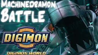 Digimon World OST Remastered  Machinedramon Battle [upl. by Atilol]