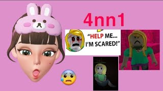 قصة البنت الي امها4nn1 😨مع صديقتي شهد 💗👩4nn1 real face 4nn1 roblox قصه 4nn1 roblox story [upl. by Niemad]