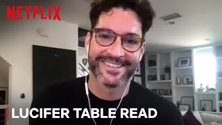 Lucifer Table Read  Season 1 Episode 1  GeekedWeek [upl. by Laurette]