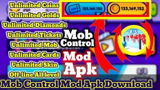 MOB CONTROL MOD APK UNLIMITED MONEY AND GEMSMOB CONTROL MOD APK DOWNLOADLATEST VERSION [upl. by Jegar]