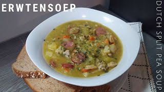 Comforting Dutch Split Pea Soup  Erwtensoep [upl. by Nerrak]