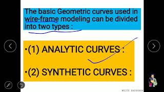 Types Of Curves  Analytic Curves  Synthetic Curves  Diffrence and their Application  GTU  CAD [upl. by Watson]