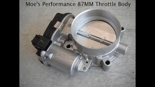 Moes Performance 87MM Throttle Body Install [upl. by Nette]