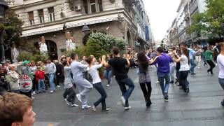 Street Dancing in Belgrade Serbia on September 25 2010 [upl. by Abbottson266]