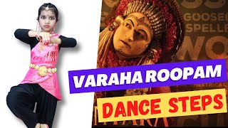 Varaha Roopam  Kantara  Easy Dance steps  Anvi Shetty [upl. by Elahcim]