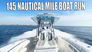 145 Nautical Mile Boat Run From Hillsboro Inlet to Lower Florida Keys [upl. by Lathrop]