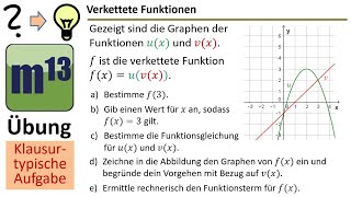 Verkettete Funktionen  klausurtypische Aufgabe [upl. by Micki]