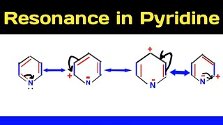 Resonance structures of pyridine [upl. by Yrellih185]