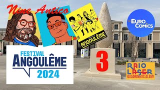 Festival Internacional de HQs de Angoulême 2024 – Episódio 3  Nine Antico [upl. by Oirom]