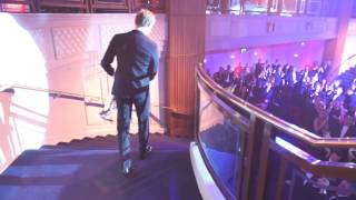 Nico Rosberg enters the 2016 Autosport Awards [upl. by Alejo]