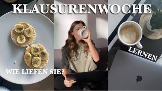 WOCHENVLOG IN DER KLAUSURENPHASE  lernen auf Klausure 2 Klausuren in 2 Tagen schreibenMotivation [upl. by Clovah]