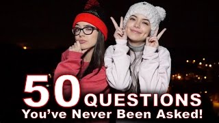 50 Questions Youve Never Been Asked  Merrell Twins [upl. by Siuqramed]