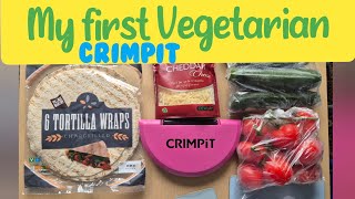 I Tried To Make My First Vegetarian Crimpit Recipe Tutorial  crimpit wrap vegetarian [upl. by Ellennej]