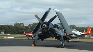 Warbirds Downunder 2024 Corsair THD [upl. by Etnuahc]