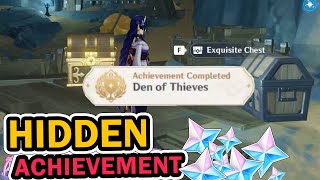 Dens of Thieves Hidden Achievement Chasm  Genshin Impact Update 26 [upl. by Nellir810]