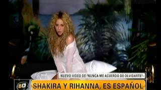 Lo nuevo de Shakira en español  Telefe Noticias [upl. by Arreic559]