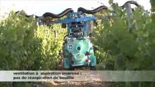 BERTHOUD SPEEDAIR  Pulvérisateur tracté pour la vigne  Voûte VITIFLEX  FR [upl. by Obla]