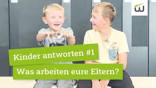 Kinder antworten Was arbeiten eure Eltern 🧒🏻💬 [upl. by Harbison]