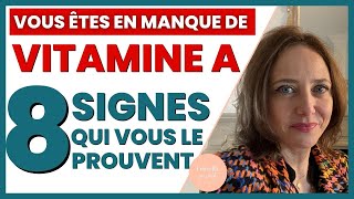 Manque de vitamine A  8 Signes que vous ne pouvez plus ignorer [upl. by Nlocnil]