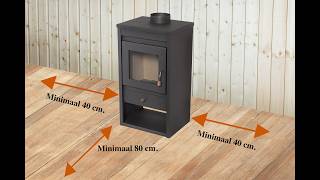 Hoe groot moet de afstand van een houtkachel tot de muur zijn Woodburner houtkachels [upl. by Tahpos]