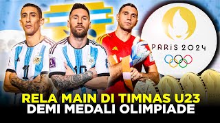 FORMASI GILA TIMNAS ARGENTINA U23 DI OLIMPIADE PARIS 2024 AUTO REBUT MEDALI EMAS [upl. by Nepsa]