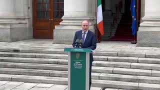 Tánaiste Micheál Martin reacts to Leo Varadkar stepping down [upl. by Melda]