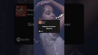 Becky G Shower  Lyrics [upl. by Weissberg417]