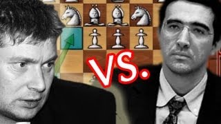 Ajedrez Vladimir Kramnik Vs Gran Maestro Alexei Shirov Torneo Linares 1994  Juego Ajedrez [upl. by Sue]