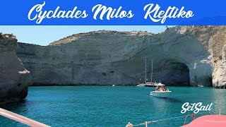 Sailing Through Greece Cyclades E14 Part 2 Milos Adamas to Kleftiko [upl. by Adiv176]