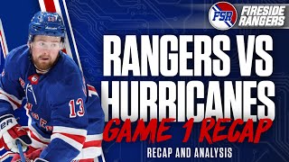 Rangers DOMINATE the Canes in Game 1  Mika May  Laviolette Goated  Playoff Recap [upl. by Lapham181]