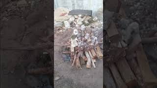 What the fire pit for the Mayanroasted tamales looked like before burning [upl. by Handbook]