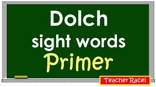 Dolch sight words  Primer [upl. by Rivers146]