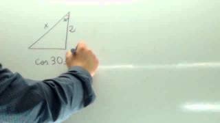 Trigonometria Despejar hipotenusa en coseno Matematicas 4 ESO Academia Usero Estepona [upl. by Jelsma191]