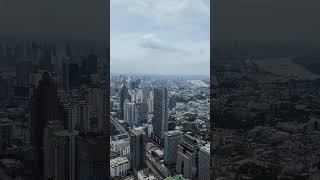 Mahanakhon SkyWalk amp Glass Tray Tour 🇹🇭 Mahanakhon Bangkok skyscrapers [upl. by Alemrac592]