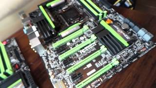 Gigabyte HaswellBoards G1Sniper 5 amp Z87XOC Force Unboxing [upl. by Lagas292]