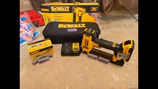 DeWalt Cordless Cable Stapler Kit DCN701D1 Review  DCN701 Romex Stapler [upl. by Sheba]