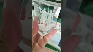 3D Laser Crystal Ornament Engraving Machine [upl. by Aicilev256]