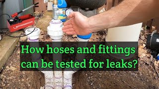 How hoses and fittings can be tested for leaks [upl. by Enait]