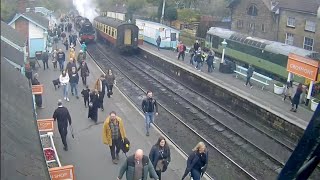 Livecam4k  North Yorkshire Moors Heritage Railway Grosmont Station  UK 🇬🇧 4k Ep2 [upl. by Tertia]